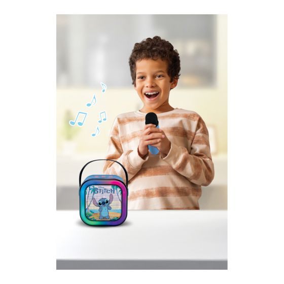 Stitch Portable Karaoke Speaker & 1 Wireless Microphone