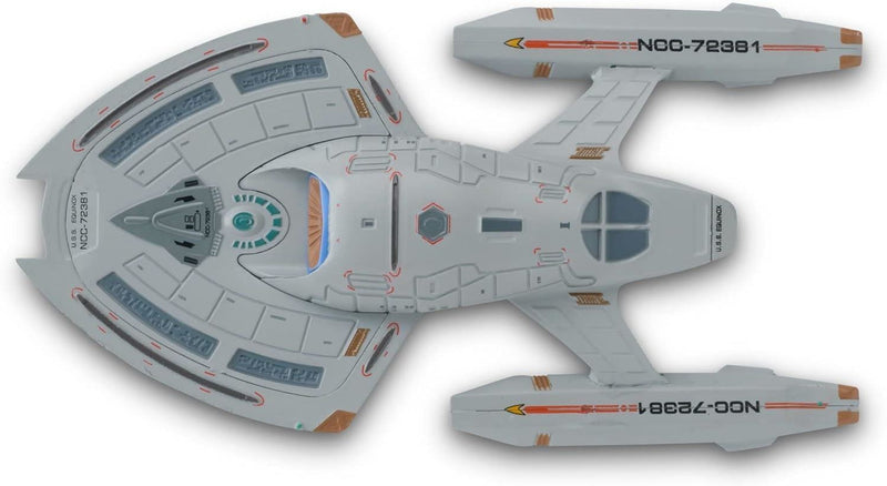 / #7 U.S.S Equinox NCC-72381 Diecast Model Ship Window Boxed (Star Trek / Eaglemoss), rear view