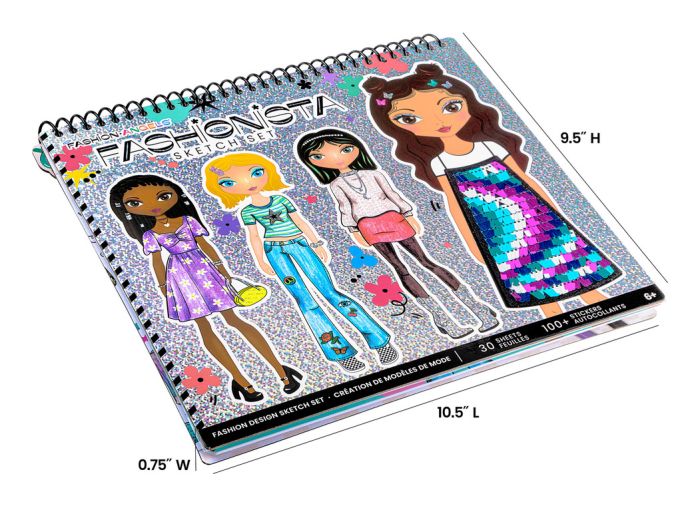 Fashion Angels Fashionista Sketch Portfolio (Case of 12)