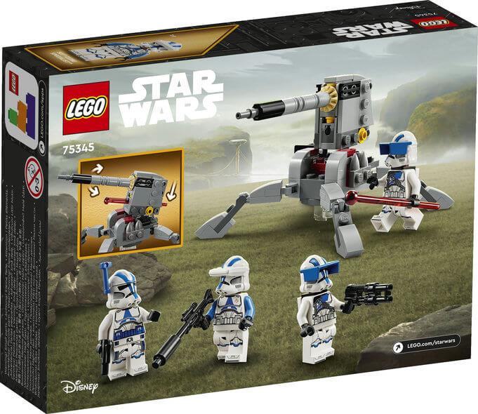 Lego Star Wars 75345 501st Clone Troopers Battle Pack Set