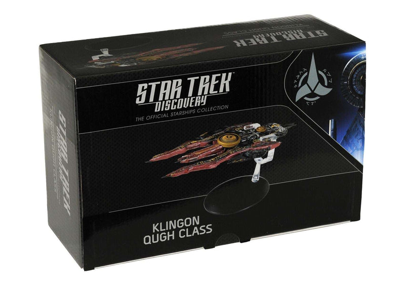Klingon Qugh Class Destroyer Ship C Discovery Ships Model Diecast Ship (Eaglemoss / Star Trek), packaging shot