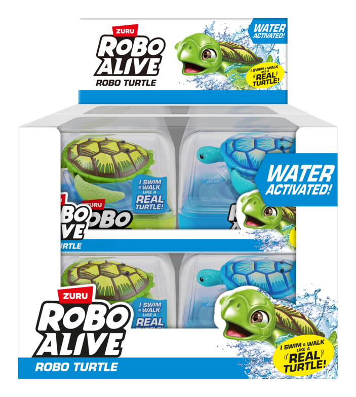 Robo Alive Water Activated S1 Swimming Turtle - Image