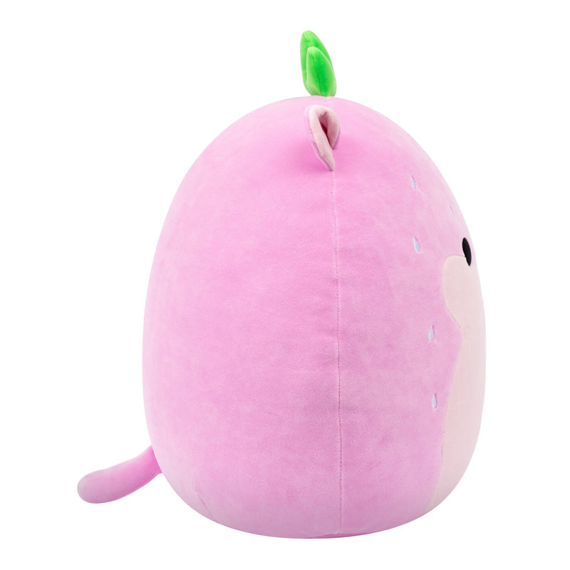 Original Squishmallows 16-Inch Davi the Strawberry Hamster - Image