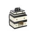 Black Cat Book Stack Oil Burner with Cat