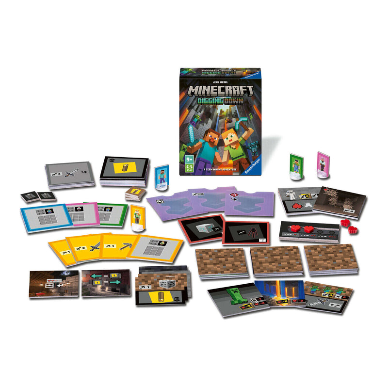 Minecraft Digging Down Card Game