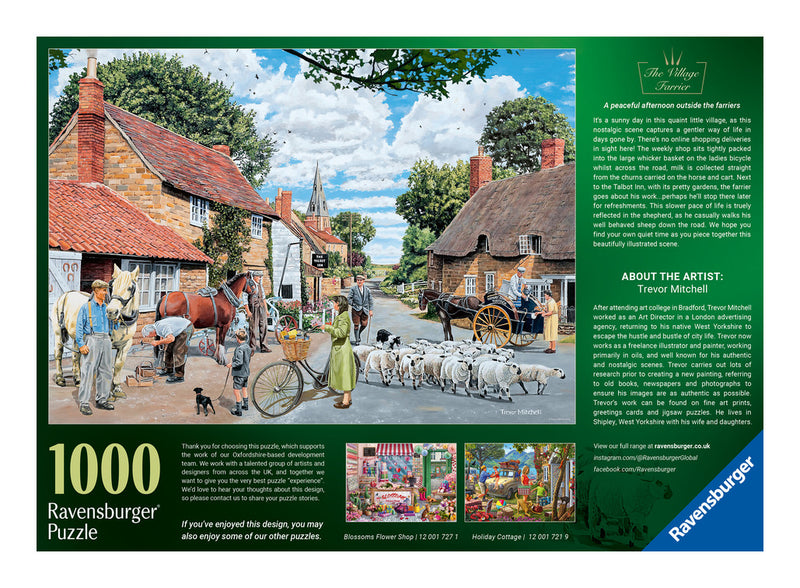 The Village Farrier 1000 Piece Jigsaw Puzzle