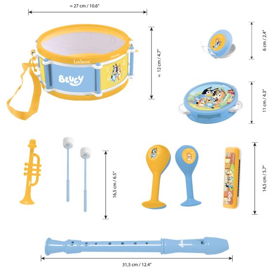 Bluey Musical Set (7 Pieces)