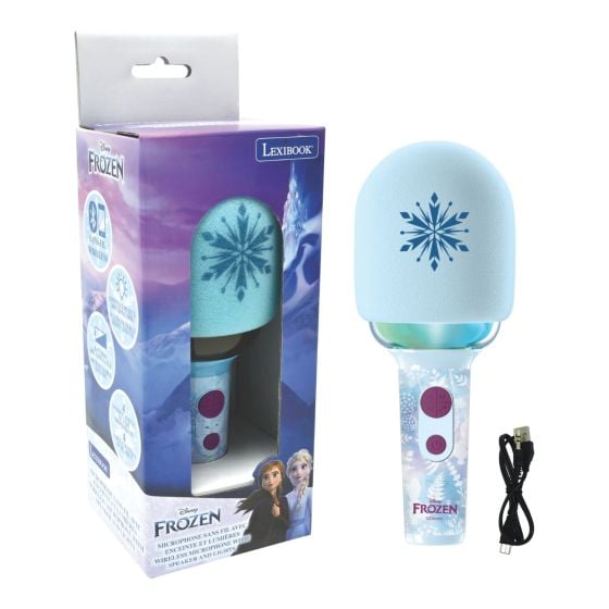 Disney Frozen Bluetooth Karaoke Speaker & 1 Wireless Microphone