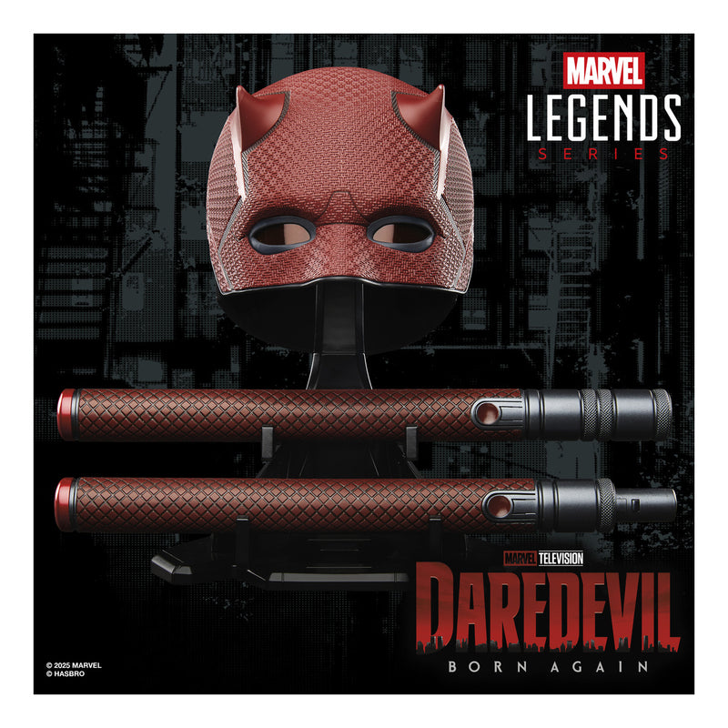Marvel Legends Series Daredevil: Born Again Premium Roleplay Mask and Billy Club