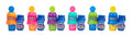 Fubbles No-Spill Bubble Tumbler Minis Assortment in PDQ (Case of 24)