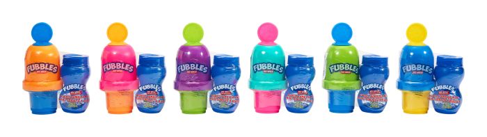 Fubbles No-Spill Bubble Tumbler Minis Assortment in PDQ (Case of 24)