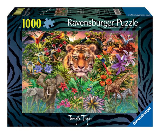 Jungle Tiger 1000 Piece Jigsaw Puzzle