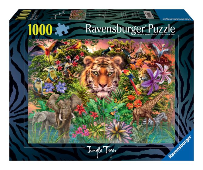 Jungle Tiger 1000 Piece Jigsaw Puzzle