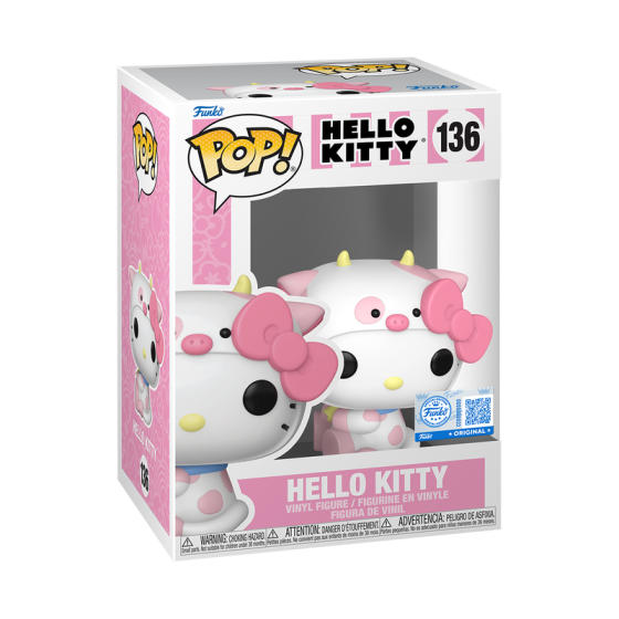 Pop! Vinyl Hello Kitty in Cow Cosplay