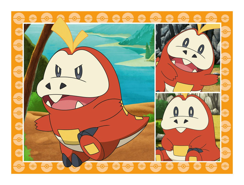 Speedy Puzzle Pokemon 4x35 Piece Jigsaw Puzzles - Image