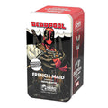 Deadpool FRENCH MAID Metal Statue 1:18 Scale Figurine (Marvel Eaglemoss Heavyweights), close-up detail