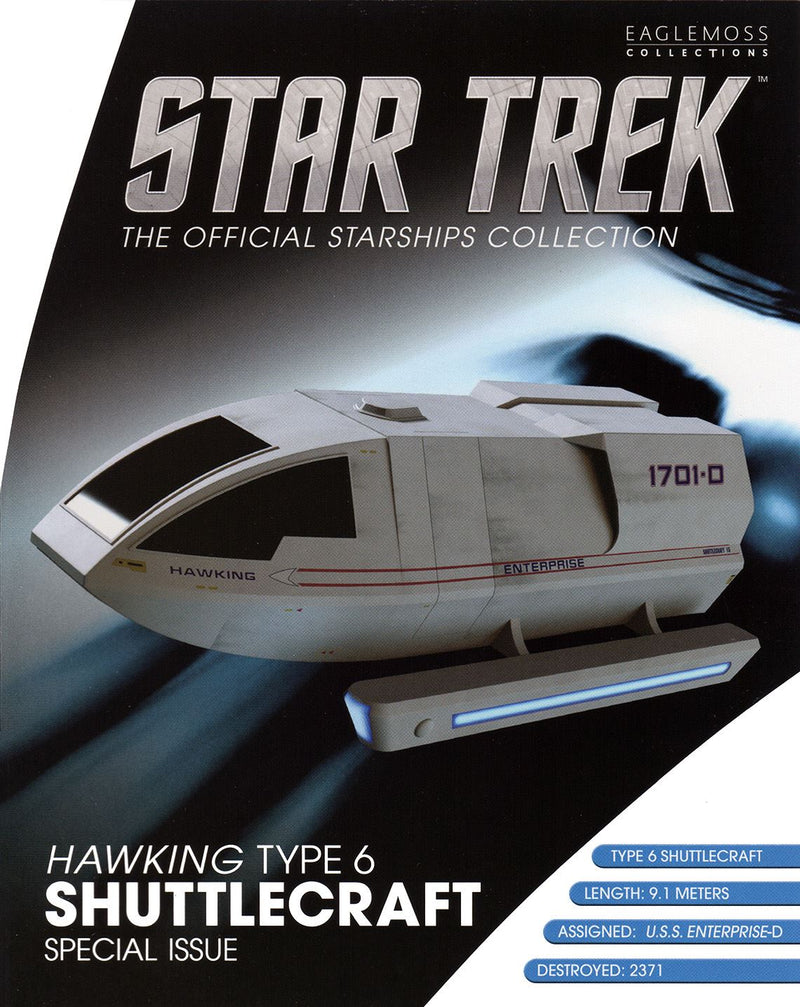 Enterprise Shuttles - Set 2 (Type 6 Shuttlecraft 'Hawking' & Captain's Yacht 'Calypso') Model Die Cast Ship, close-up detail