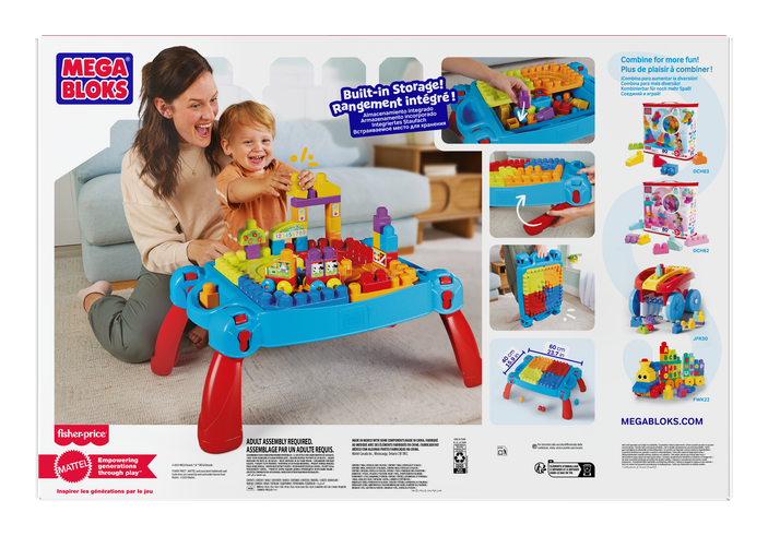 Mega Bloks Preschool Build 'n' Learn Table - Image