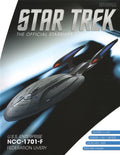 U.S.S. Enterprise NCC-1701-F (Federation Livery) Model Die Cast Ship BONUS ISSUE (Eaglemoss / Star Trek), rear view
