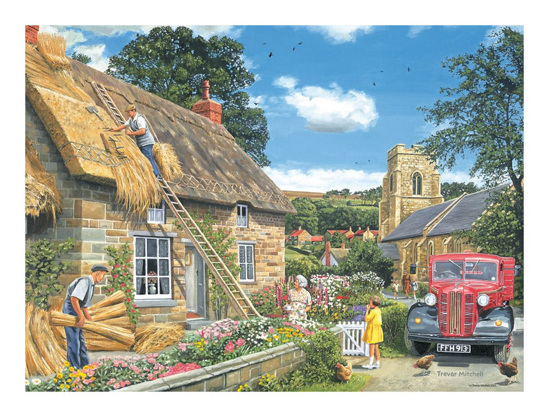 Happy Days No 9, Village Life, 4x500pc - Image
