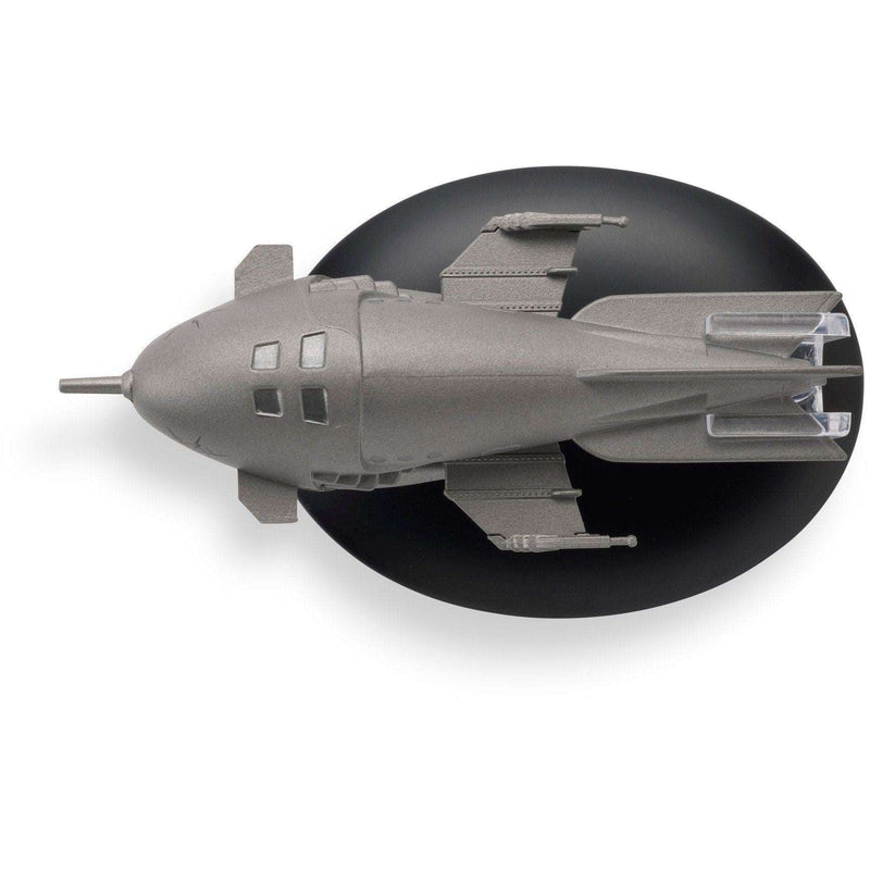 Captain Proton’s Rocket Ship Model Die Cast Ship (Eaglemoss / Star Trek), rear view