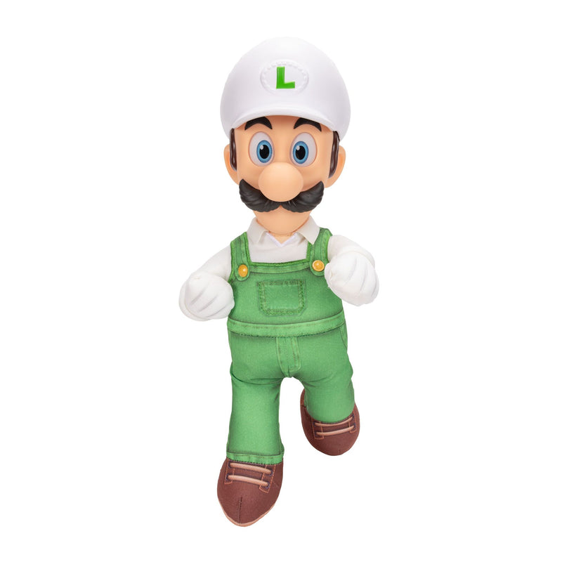 The Super Mario Galaxy Movie - 15" Posable Plush - Fire Luigi - Image