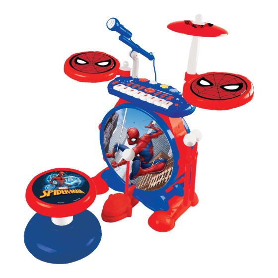 My Rock Band Spider-Man Electronic Drums With Seat