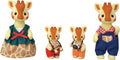 Sylvanian Families Highbranch Giraffe Family Playset for Ages 3 and Up, side angle