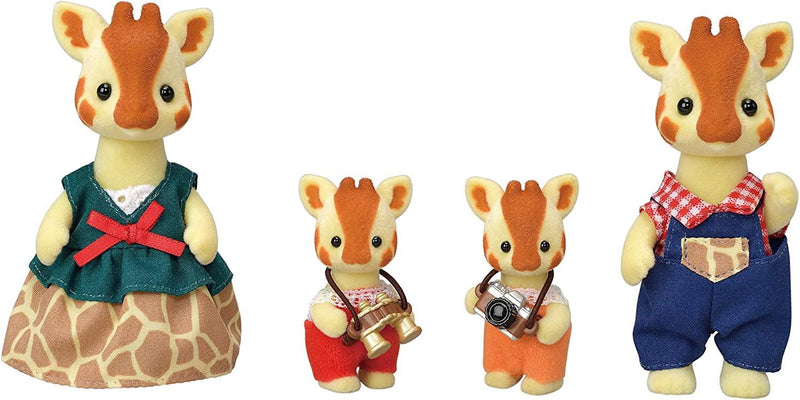 Sylvanian Families Highbranch Giraffe Family Playset for Ages 3 and Up, side angle