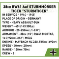 Cobi 2585 World War II Sturmmorser Tiger 1100 pcs