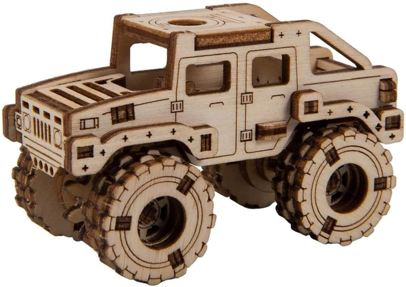 WoodenCity: Wooden Figures SuperFast Series (Monster Truck Hummer)