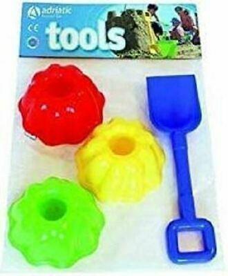 Adriatic Shovel and 3 Shapes Playset Multi coloured