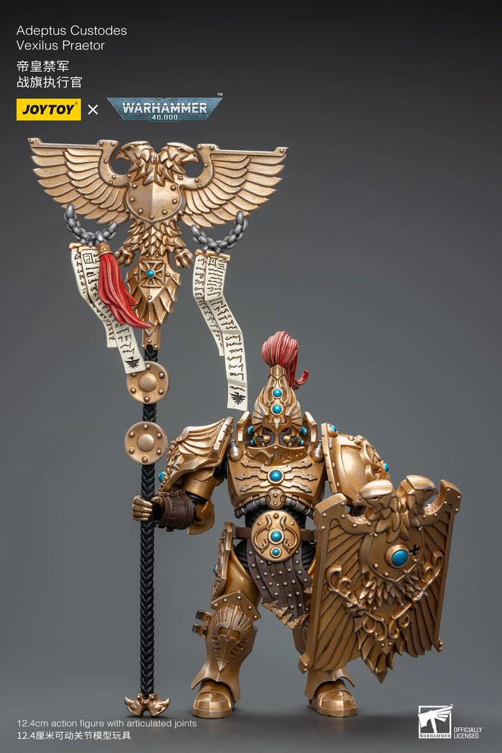 JoyToy Vexilus Praetor Warhammer 40K Adeptus Custodes 1/18 Scale Action Figure