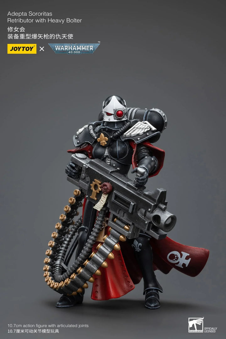Warhammer 40k Adepta Sororitas Retributor with Heavy Bolter 1/18 Scale Action Figure