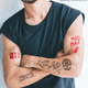 Set of 43 Stranger Things Temporary Tattoos