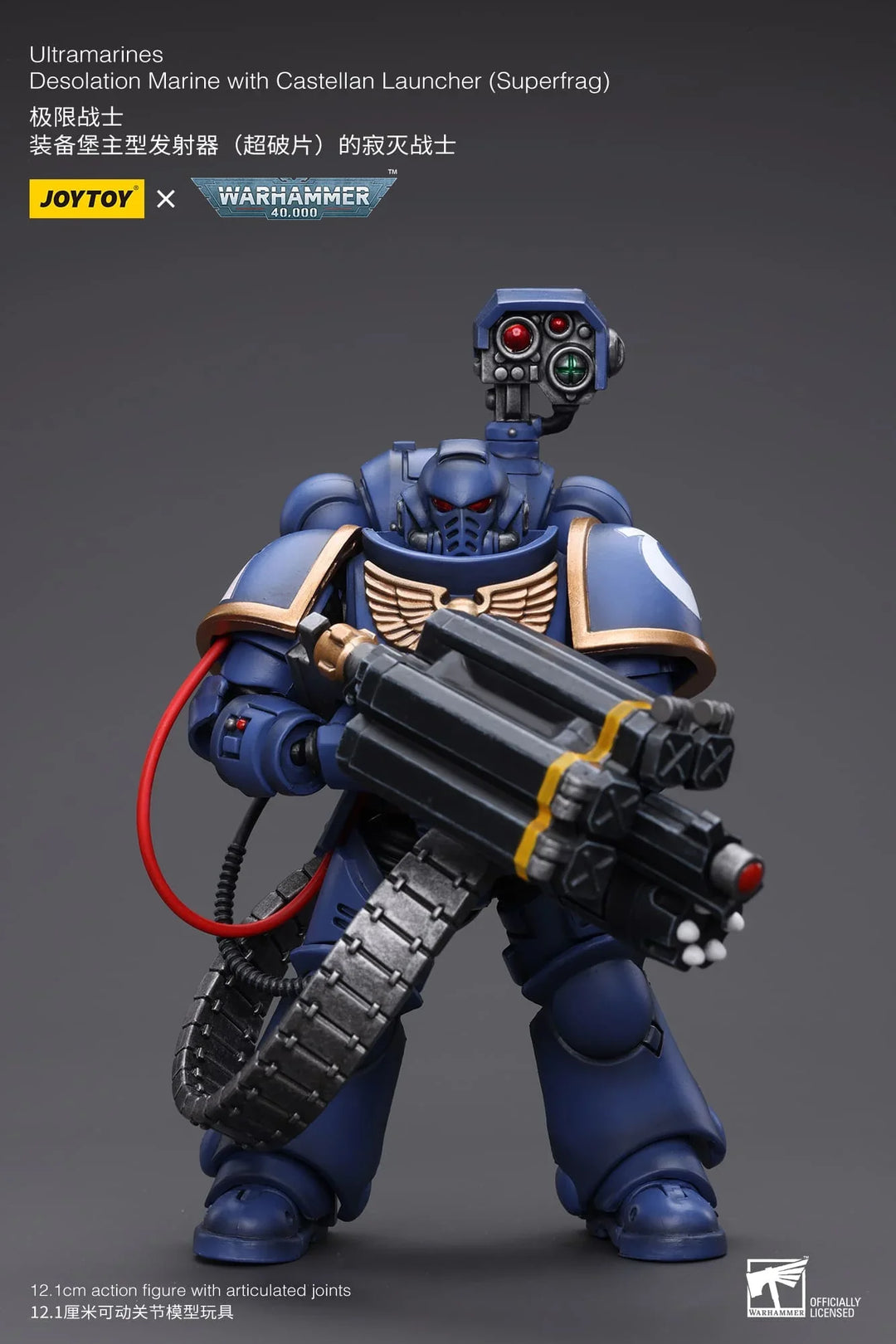 JoyToy Ultramarines Desolation Marine (Superfrag) Warhammer 40K 1/18 Scale Action Figure