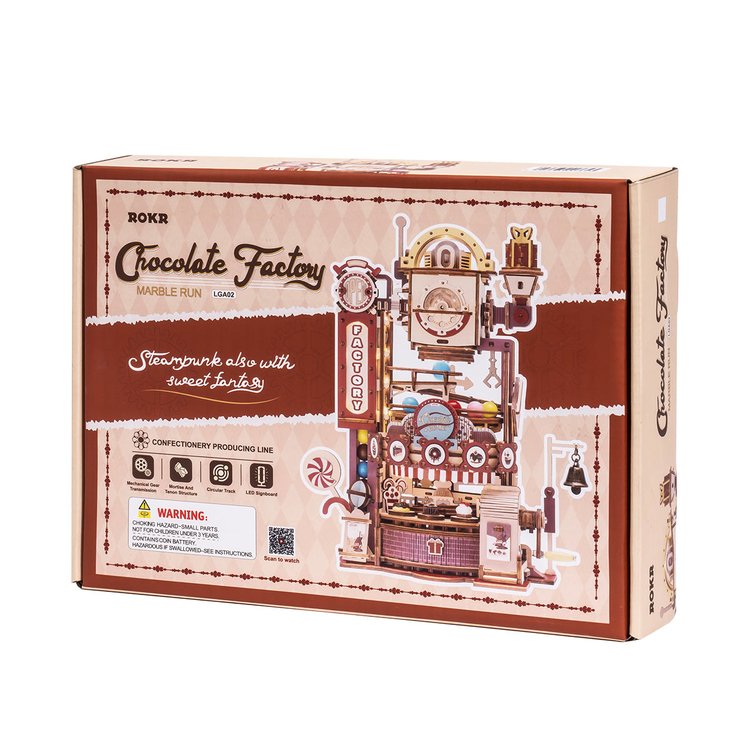 Marble Chocolate Factory, showing reverse