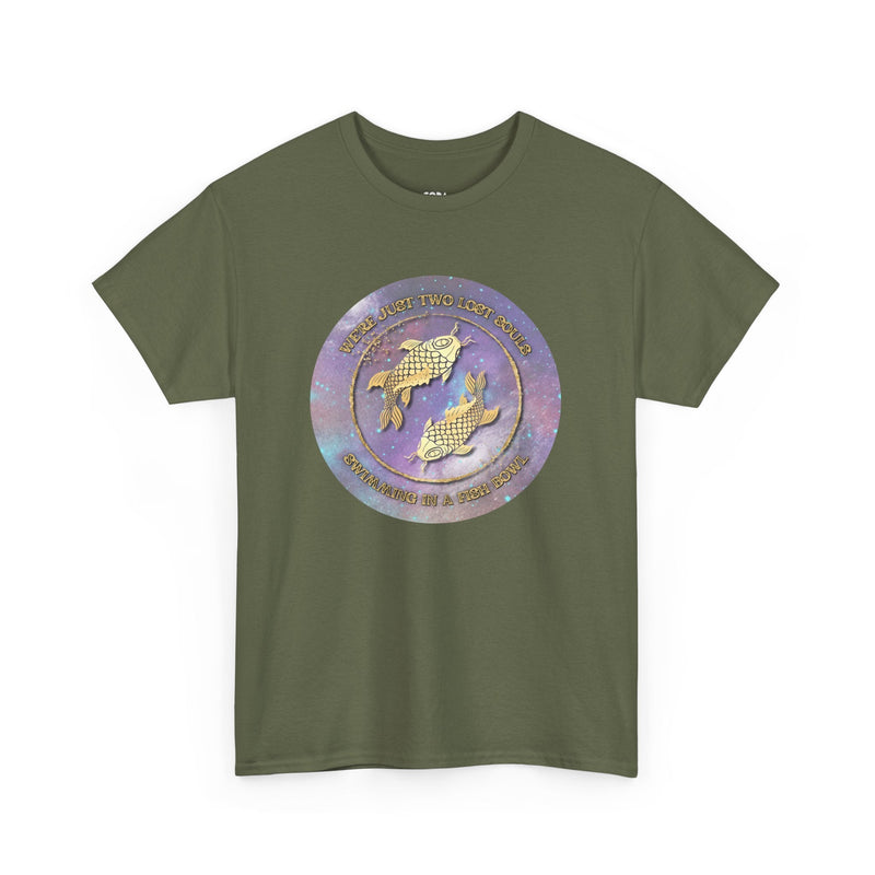 'Lost Souls' Celestial Fish Lyric T-Shirt, packaging shot