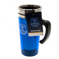 Everton FC Handled Travel Mug, side angle