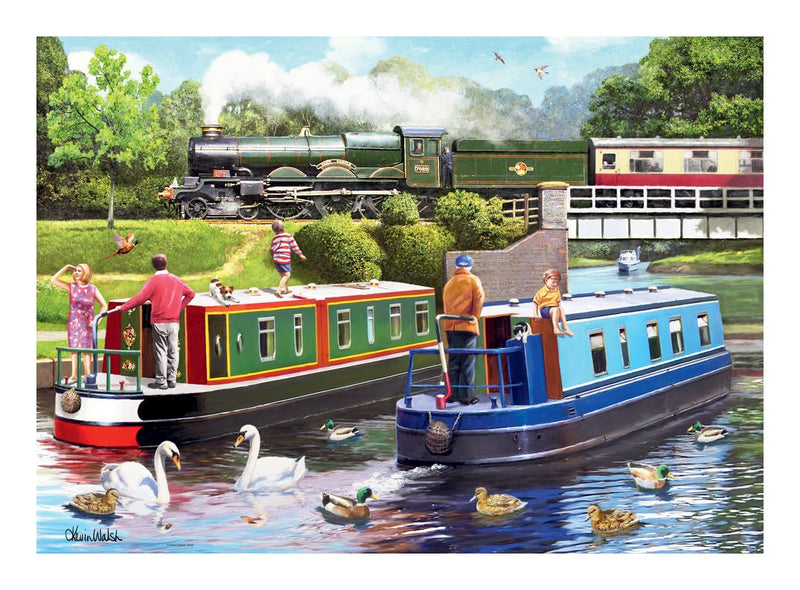 Leisure Days No 10 Days On The Canal 1000 Piece Jigsaw Puzzle
