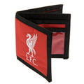Liverpool FC Canvas Wallet, close-up detail