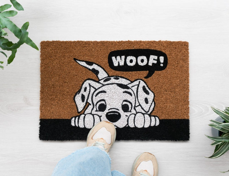 Disney 101 Dalmatians Coconut Fibre Doormat 60 x 40 cm packaging view