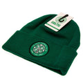 Celtic FC Green Cuff Beanie, side angle