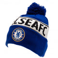 Chelsea FC Fan Bundle - Chelsea FC Royal Text Ski Hat