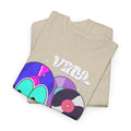 'Vinyl Is Groovy' Men's T-Shirt, showing reverse