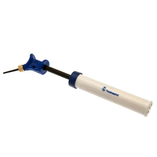 Real Madrid FC White Dual Action Football Pump, alternate view