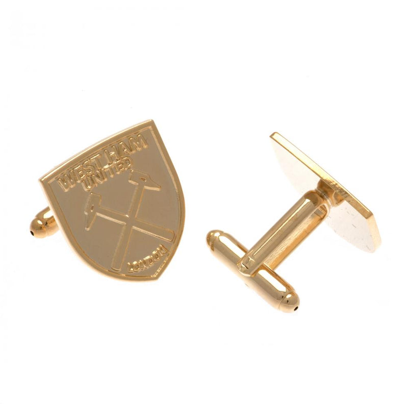 West Ham United FC Gold Plated Cufflinks collectible from Infinity Collectibles 2026