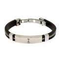 Tottenham Hotspur FC Silver Inlay Silicone Bracelet, alternate view