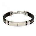 Tottenham Hotspur FC Silver Inlay Silicone Bracelet, alternate view