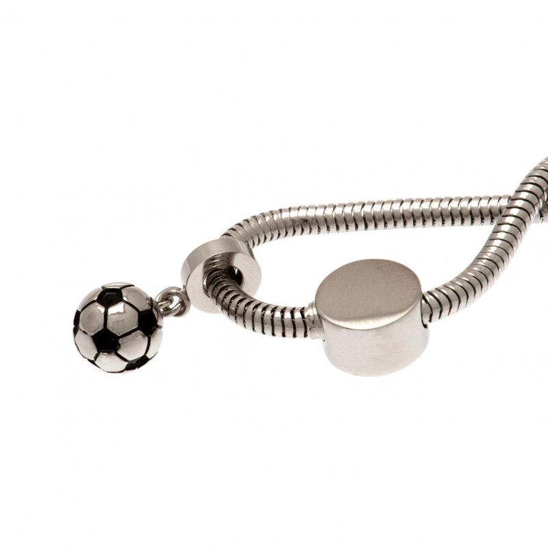 Chelsea FC Charm Bracelet, close-up detail
